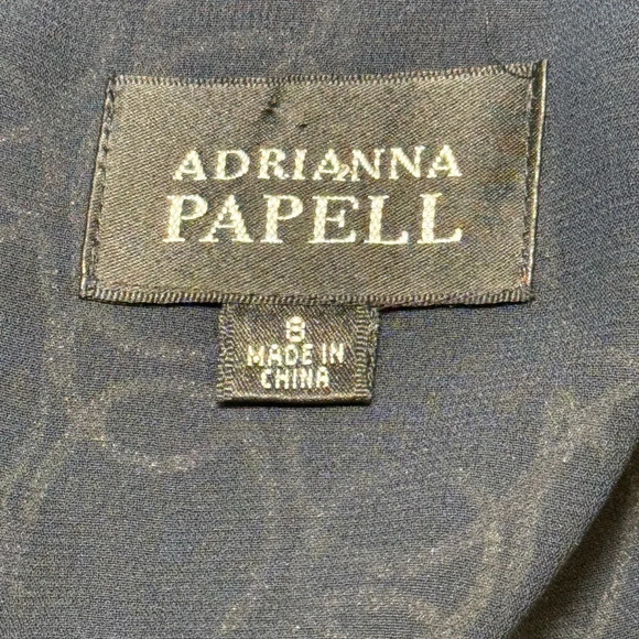Adrianna Papell Silk A-Line Dress size 8 - Picture 5 of 7